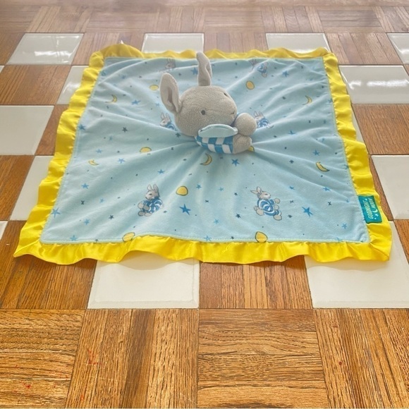 Goodnight Moon Bunny Rabbit Plush Lovey Security Blanket - Picture 4 of 12
